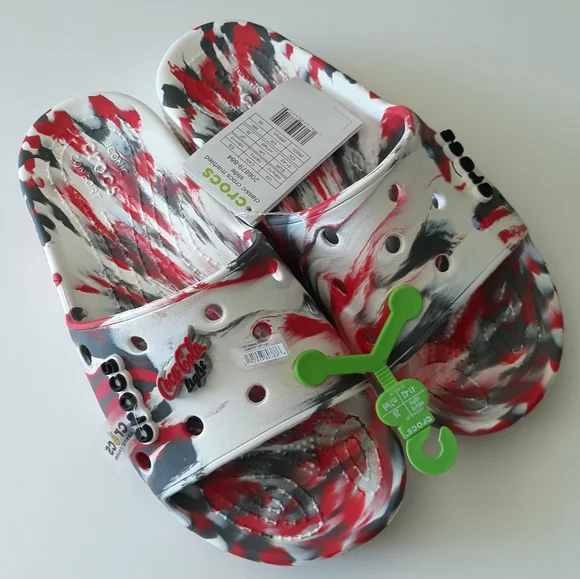 CROCS | Shoes | New Crocs Slides And Coca Cola Jibbitz Set  display picture 1